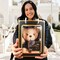 Bear with Graduation Cap Toys Class of 2026 Plush Stuffed Teddy Bear Animal Dog Cap and Gown with Greeting Card and Bag for Graduation Day Gift(Black)